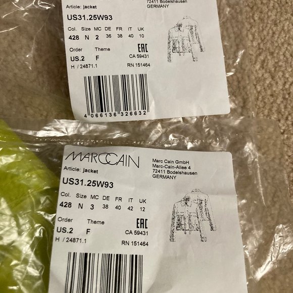 MARC CAIN:  Jacket - lime - Picture 10 of 11